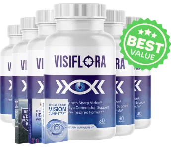 VisiFlora 6 bottle ultimate package 180-day supply best value